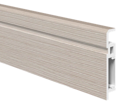 Напольный плинтус ПВХ Foresta Aviv Лиственница беленая FA 011 2000х70х13 мм