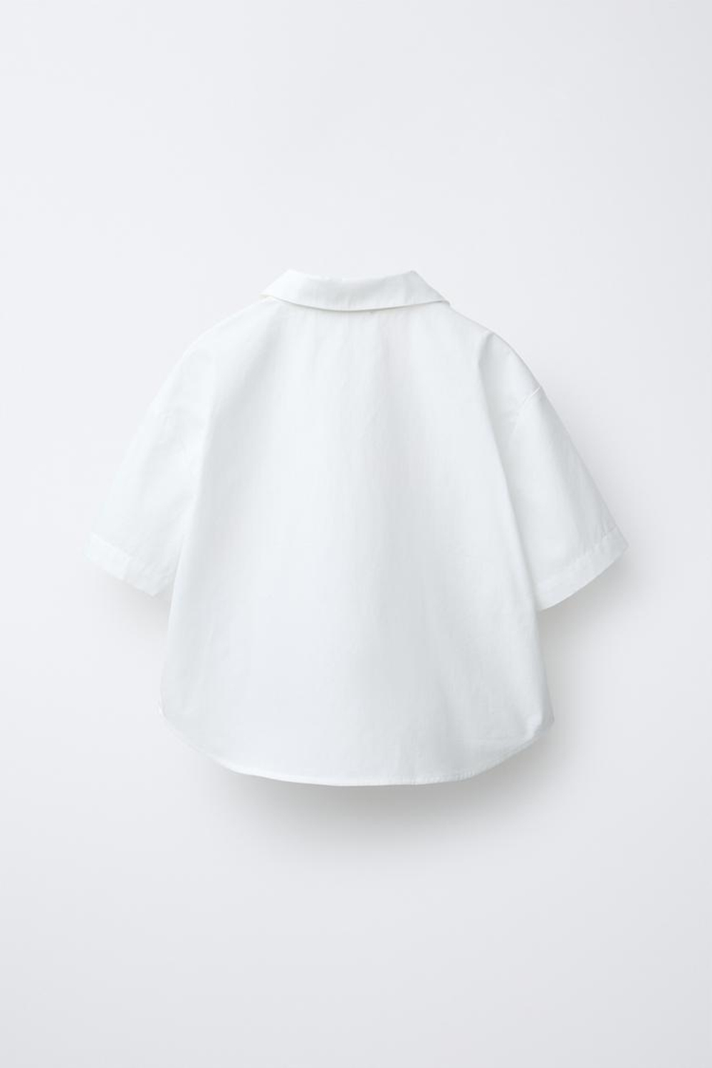 ZARA РУБАШКА С ВЫШИВКОЙ, БЕЛЫЙ/КРАСНЫЙ