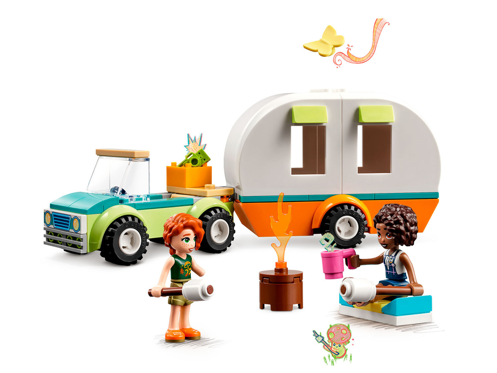 LEGO Friends 41726 «Праздничный поход» — кемпинг, костёр и мини-куклы