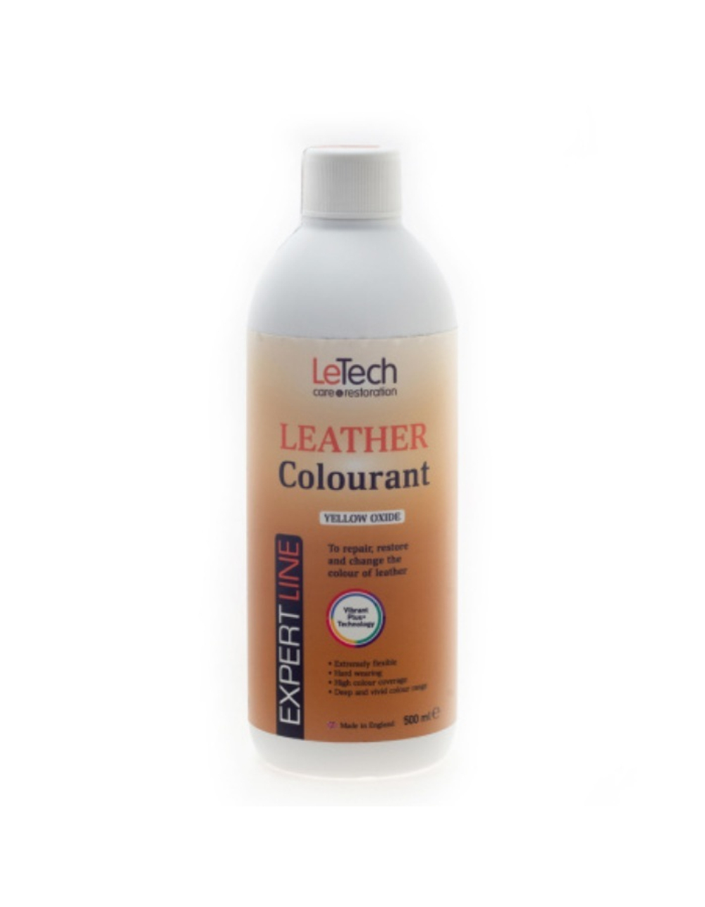 LeTech Expert Line Краска для кожи (Leather Colourant) Yellow Oxide, 500мл
