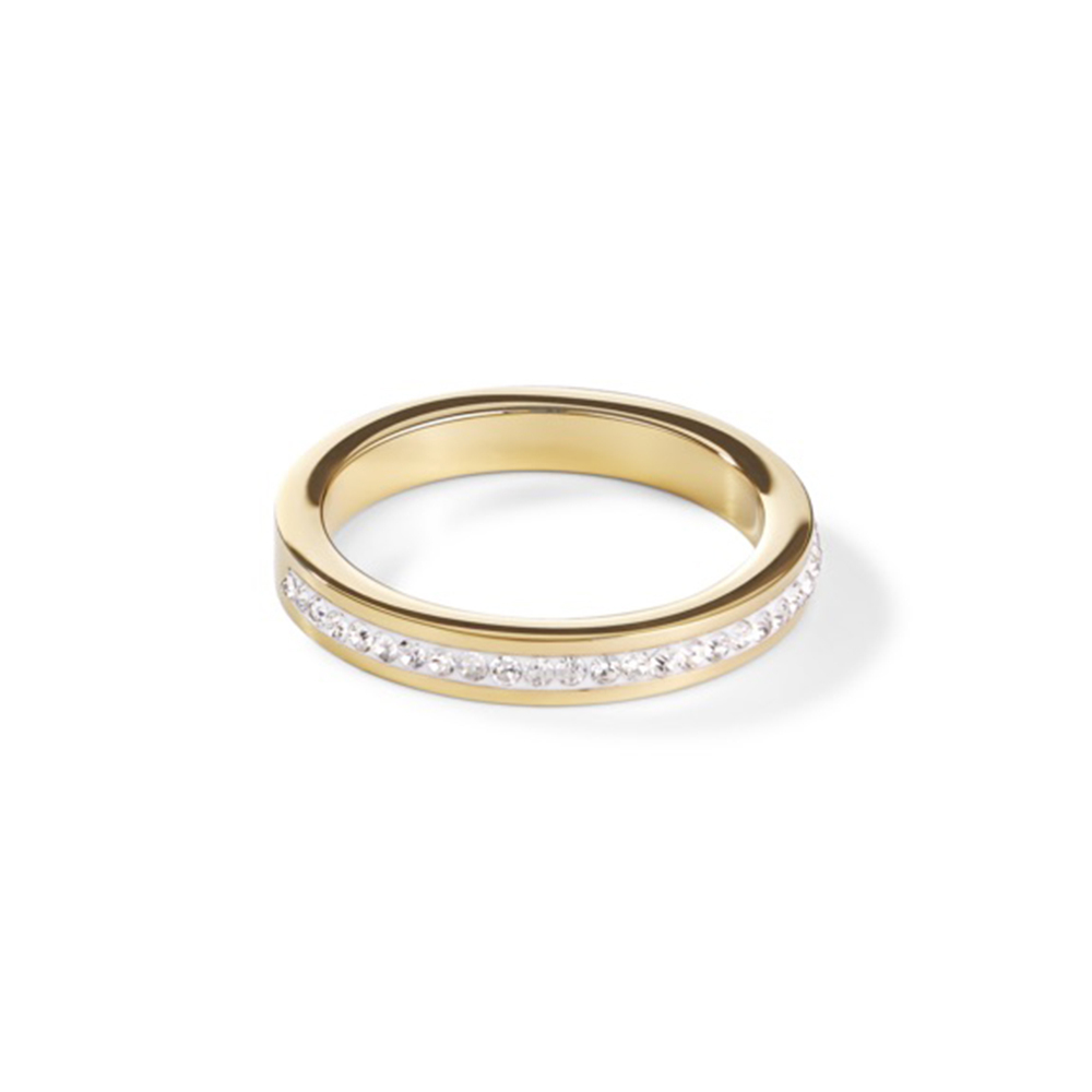 Кольцо Coeur de Lion Crystal-Gold 17.2 мм 0129/40-1816 54