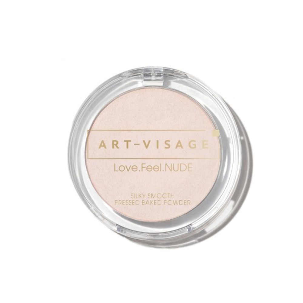 Art-Visage Пудра для лица Love.Feel.Nude, запеченная, шелковистая, тон №411, Холодный бежевый, 7 гр