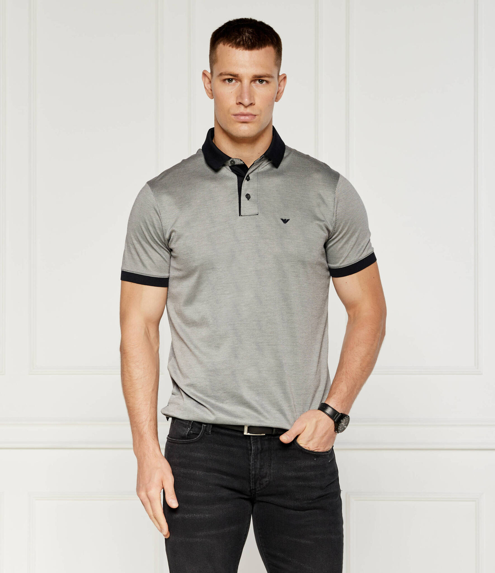 Поло Emporio Armani - черный(6D1F61 1JCUZ)