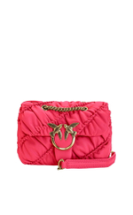 MINI LOVE BAG PUFF RUFFLE – fuchsia