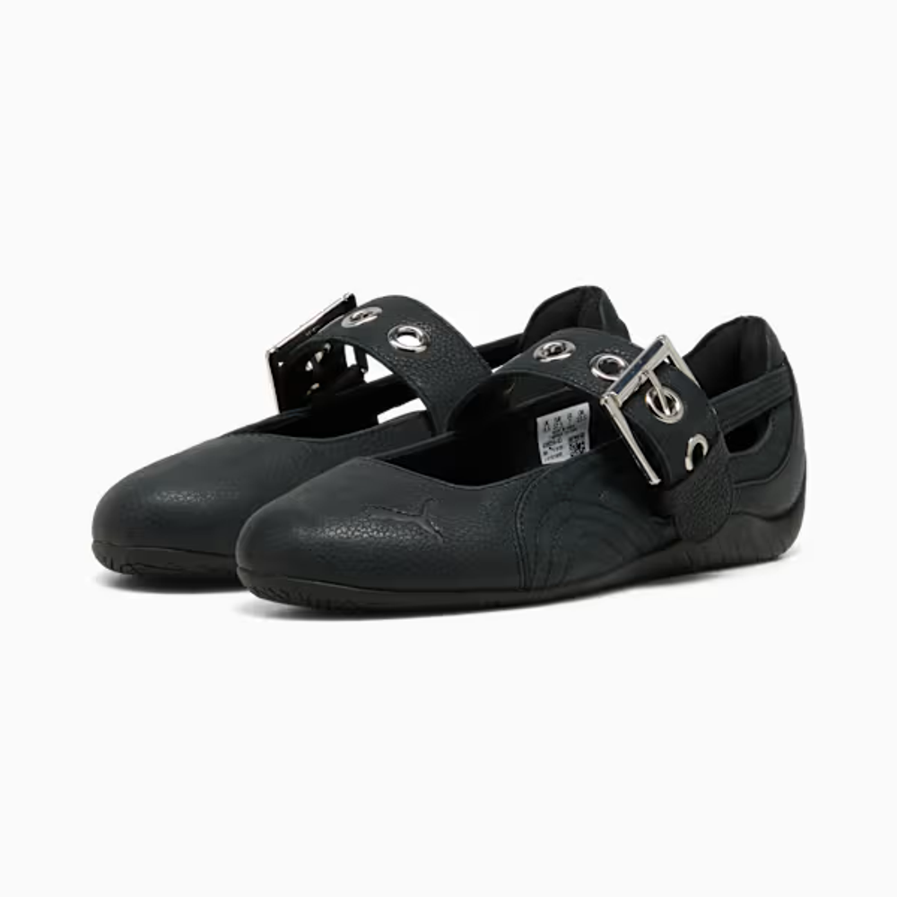 PUMA Женские кроссовки-балетки Speedcat, черный