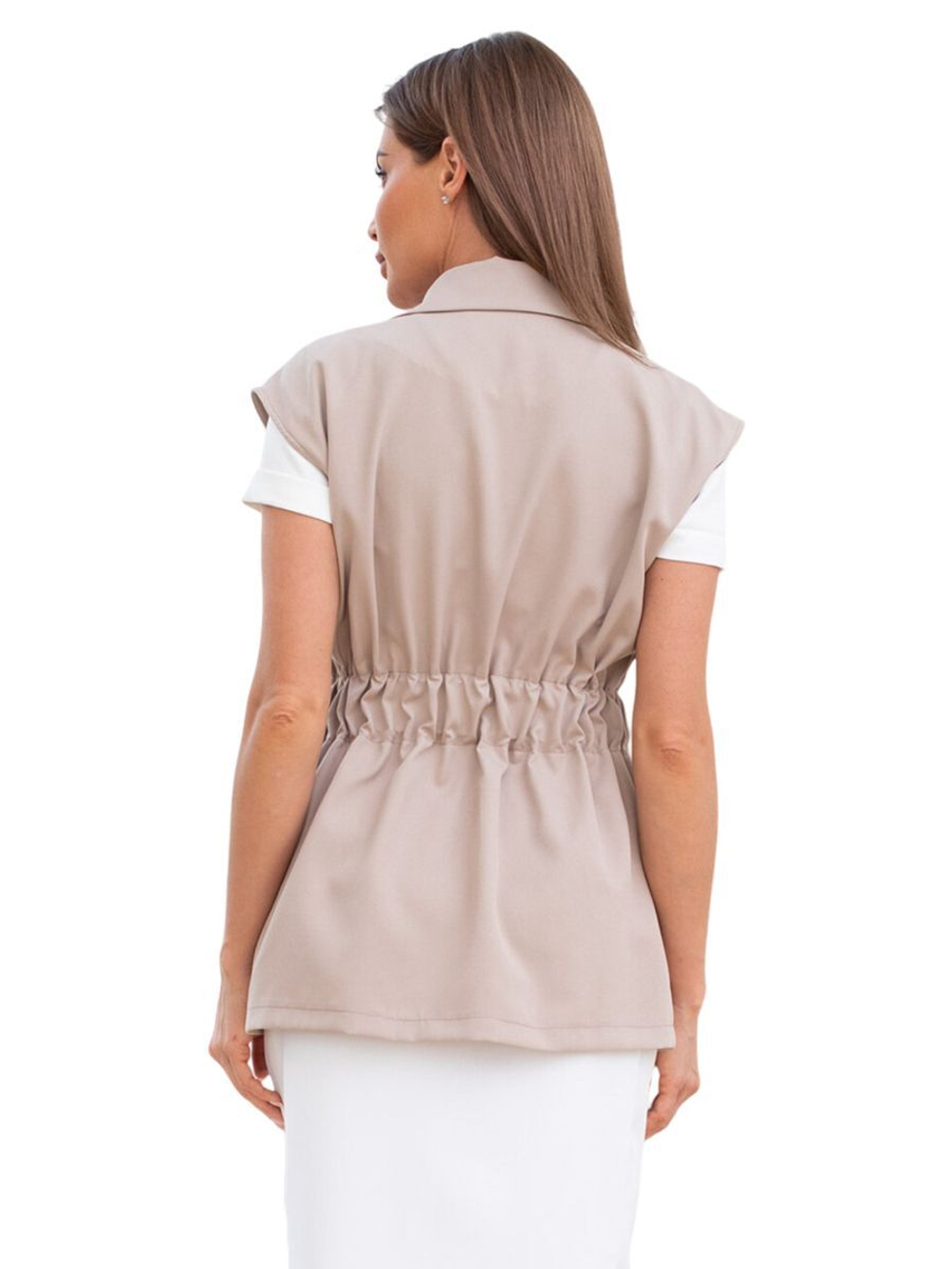 Жилет медицинский женский Dr. Nice Beauty, бежевый, 52