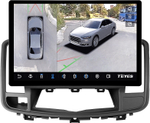 Магнитола для Nissan Teana J32 2008-2013 (цветной экран, рамка 10) - Teyes CC3-2K-360 монитор 13" 2K QLED на Android 10, 6+128Гб, CarPlay, 4G SIM-слот, 4 камеры в комплекте