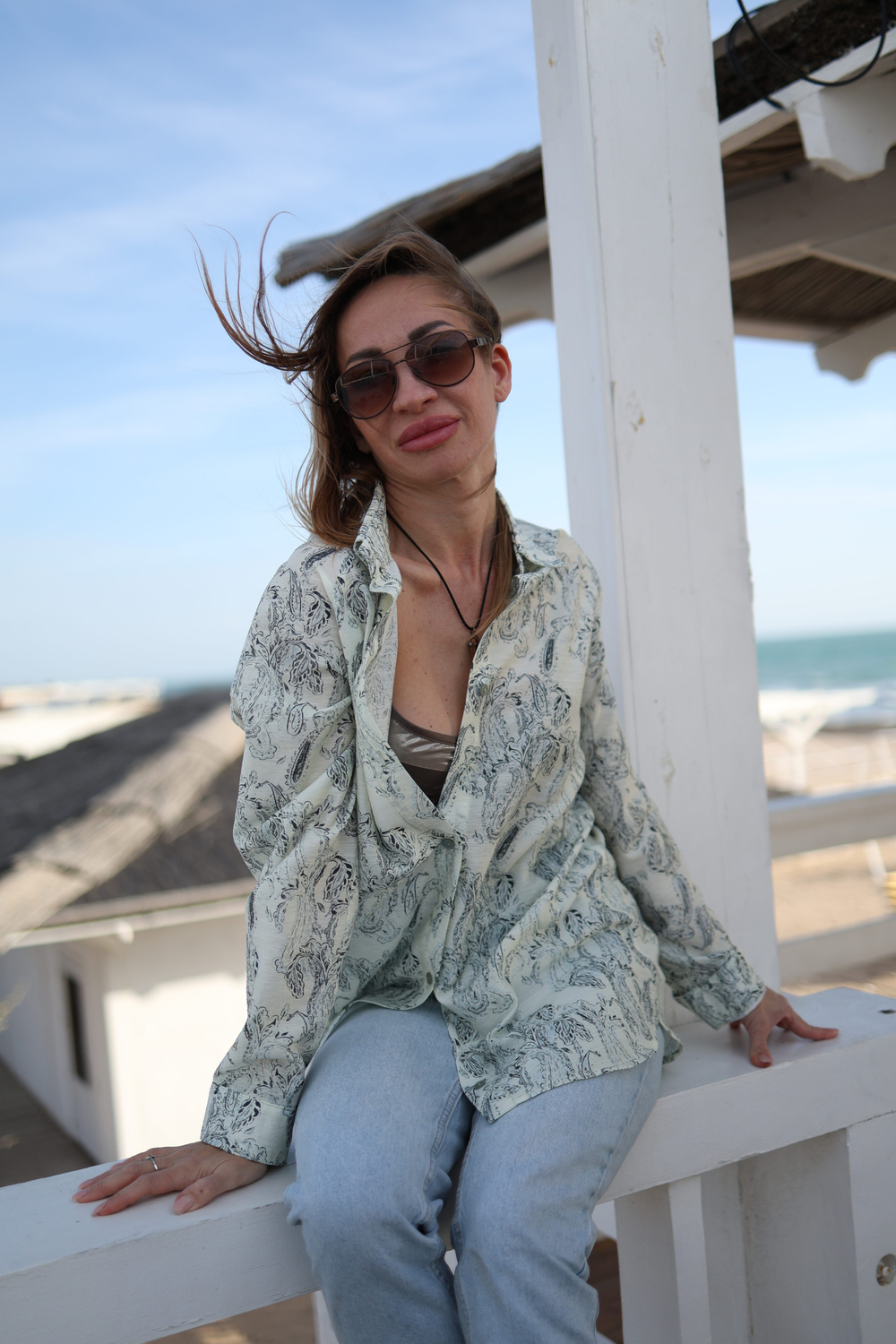 Рубашка реглан "Пейсли"