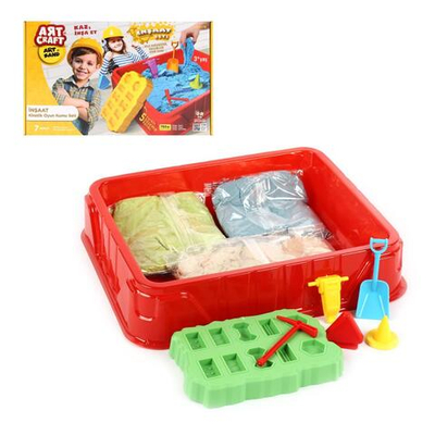 Набор кинетический песок Стройка, 750г. (Орион)