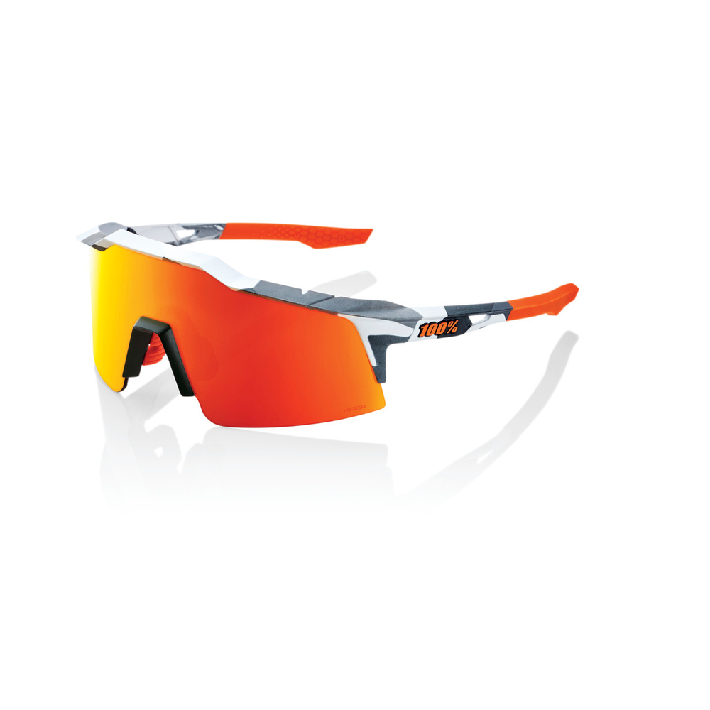 Спортивные очки с диоптриями 100% SPEEDCRAFT SL - Soft Tact Grey Camo - HiPER Red Multilayer Mirror Lens