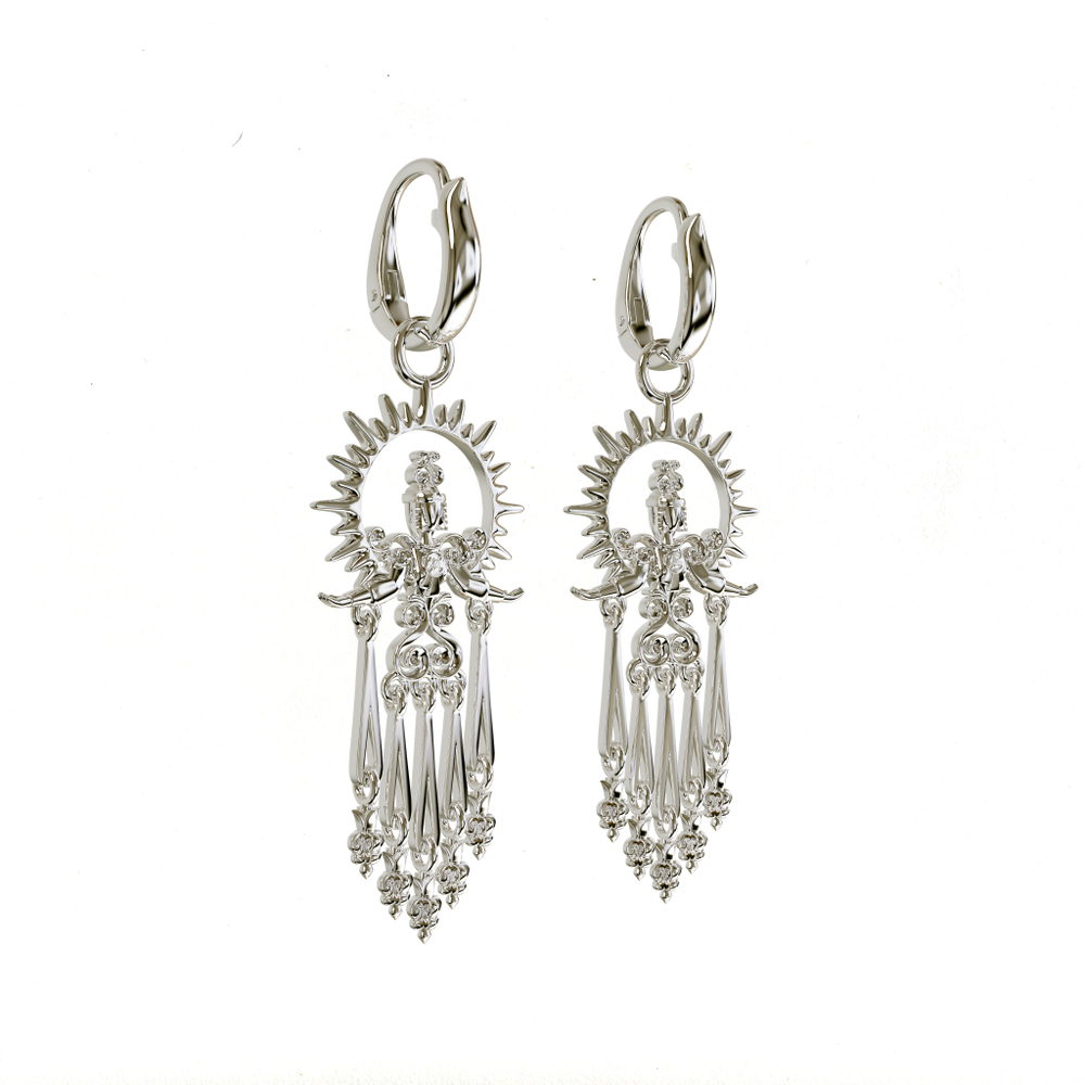 Серьги из серебра 925 пробы 020701-Иэйэхсит