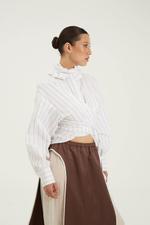 Рубашка Фрея страйп TIMBARY