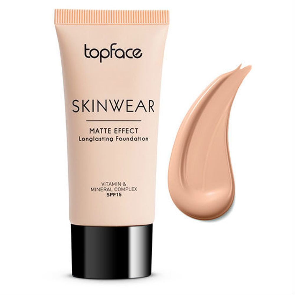 TopFace. Тональный крем "SKINWEAR Matte Effect" PT468