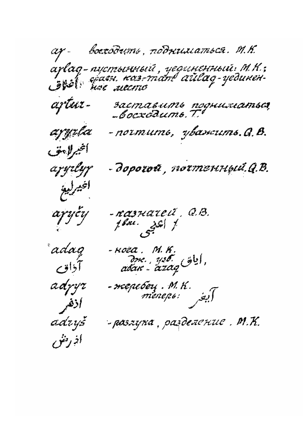 Образцы древне-турецкой письменности с предисловием и словарем | С.Е. Малов