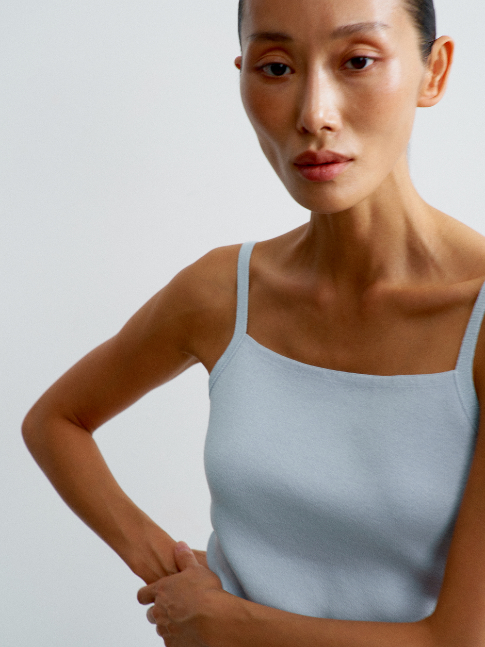 Топ VALERA, светло-голубой