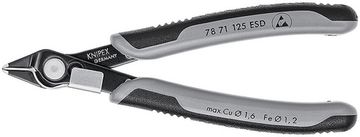 Кусачки для электроники прецизионные антистатические Electronic Super Knips  KNIPEX 78 71 125 ESD KN-7871125ESD