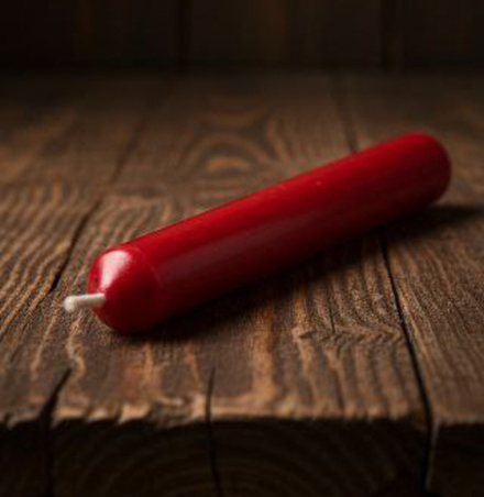 Дьяконская свеча прямая Красная (100% воск)