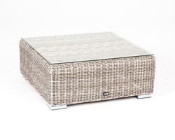 "Лунго" журнальный столик плетеный, цвет бежевый