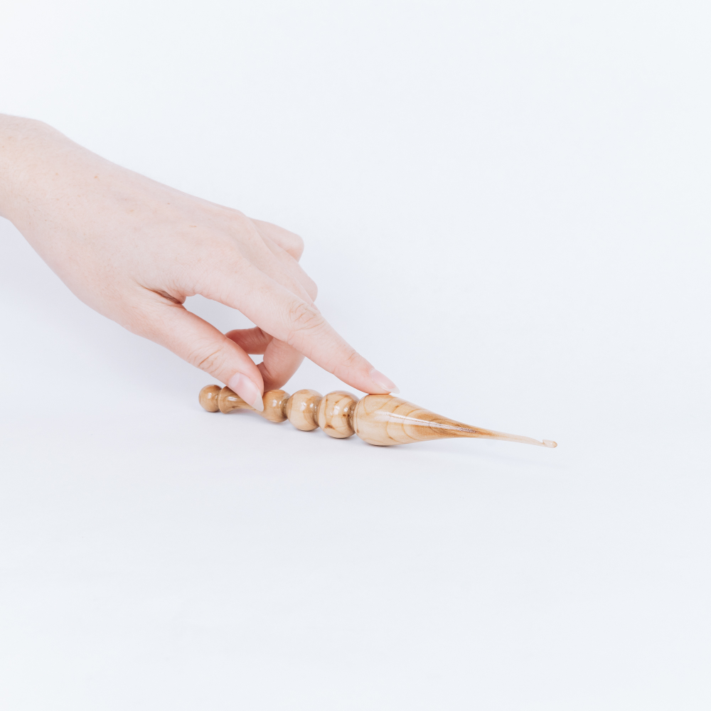 Деревянный крючок для вязания из древесины вишни 3 мм. K238