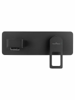Смеситель для раковины встраиваемый WONZON & WOGHAND FRAME WW-88869010-MB черный матовый