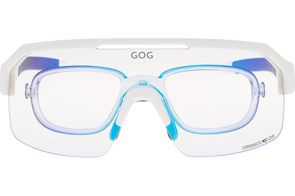 Спортивные очки GOG Thor C / Matt White-Black / Photochromic Blue Lens