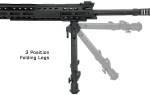 Сошки Leapers UTG 360° для установки на оружие на шину M-Lok высота от 20 до 31 см (TL-BPM03)