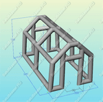 Надувной шатер "Алый" 5*3*3 м