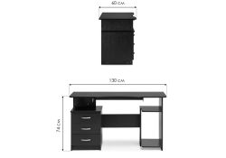 Компьютерный стол КСТ-08.1 130х60х74 венге