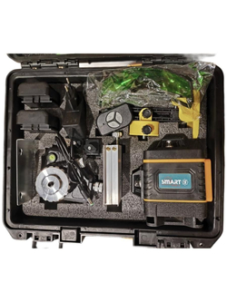 Лазерный уровень / нивелир 2 АКБ SMART 4D (16 линий, 360*)