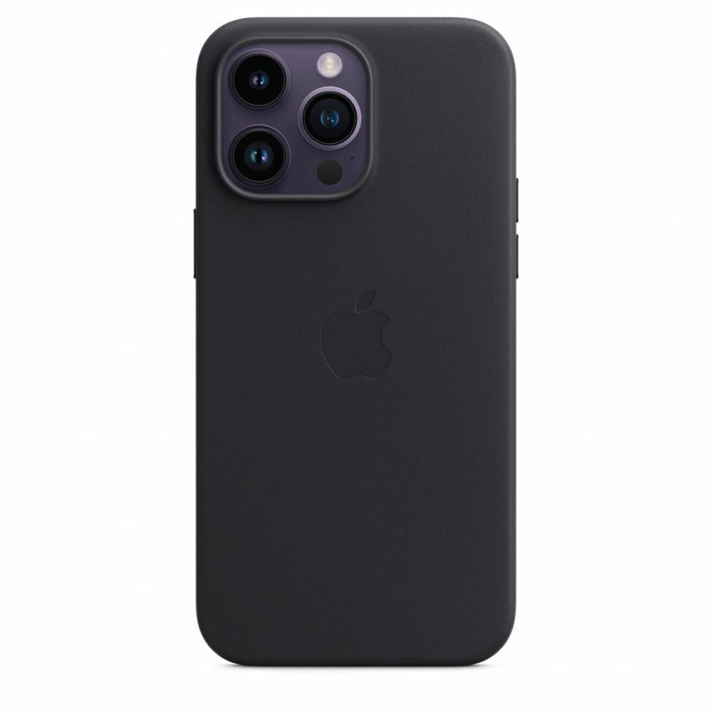 Кожаный чехол с поддержкой MagSafe Apple Leather Case для iPhone 14 Pro Max