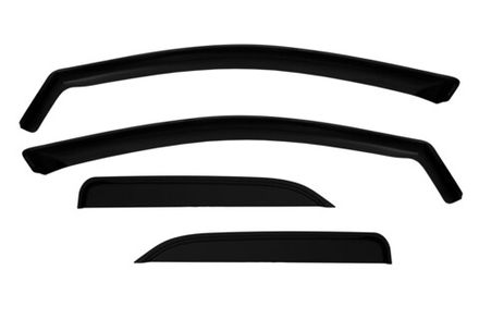 Дефлектор окон (ВСТАВНОЙ ПОД РЕЗИНКУ), 4 шт., RENAULT Duster II, 2020-, кроссовер