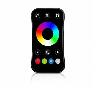 Кнопочный радиопульт с сенсорным кольцом 2.4 ГГц 061106 черный SMART-801-52-1G-1SC-RGBW Black (3V, 2.4G) INTELLIGENT Arlight