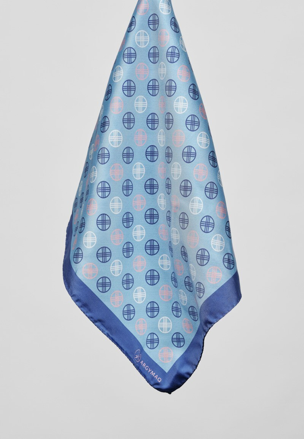 Шелковый платок SHANYRAQ BLUE 70x70