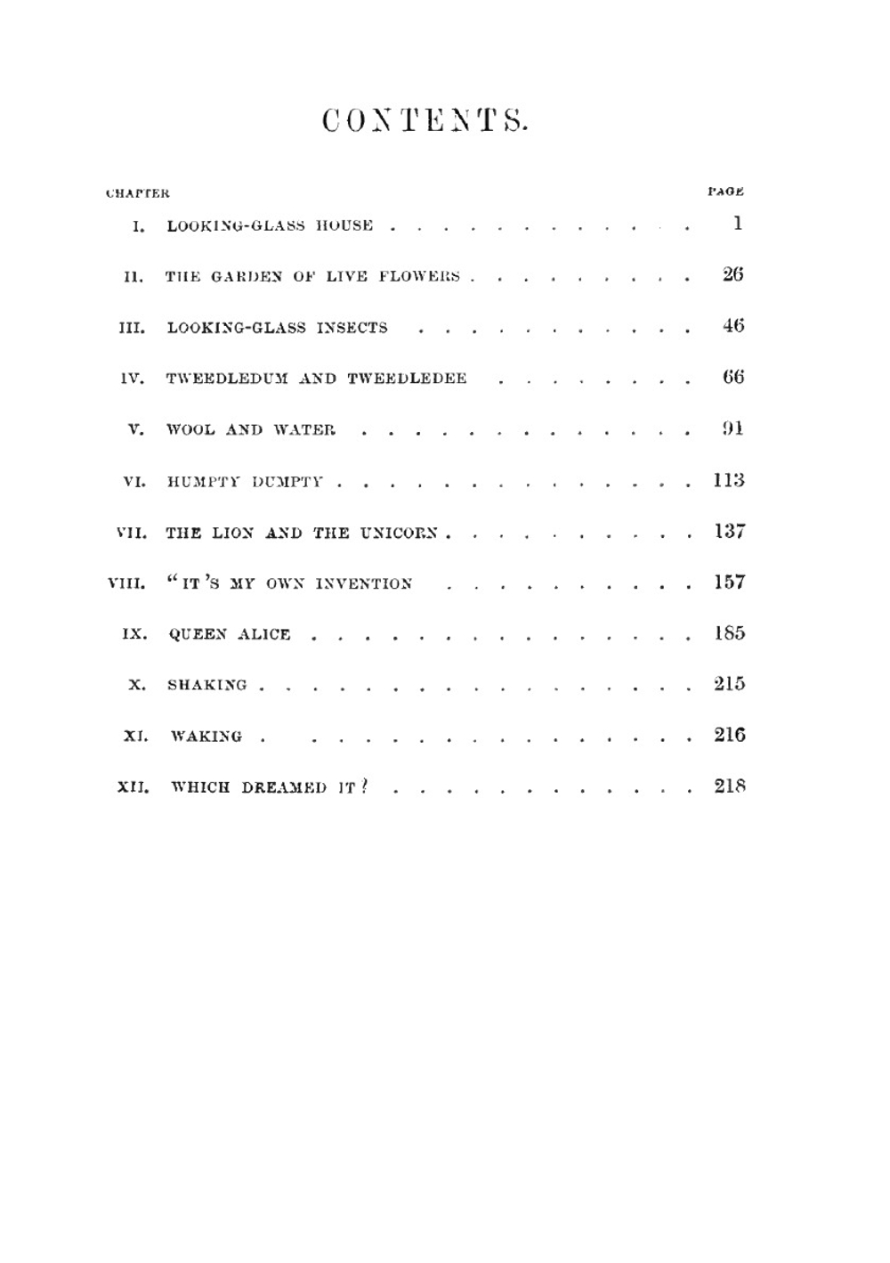 Through the looking glass, and what Alice found there | Lewis Carroll