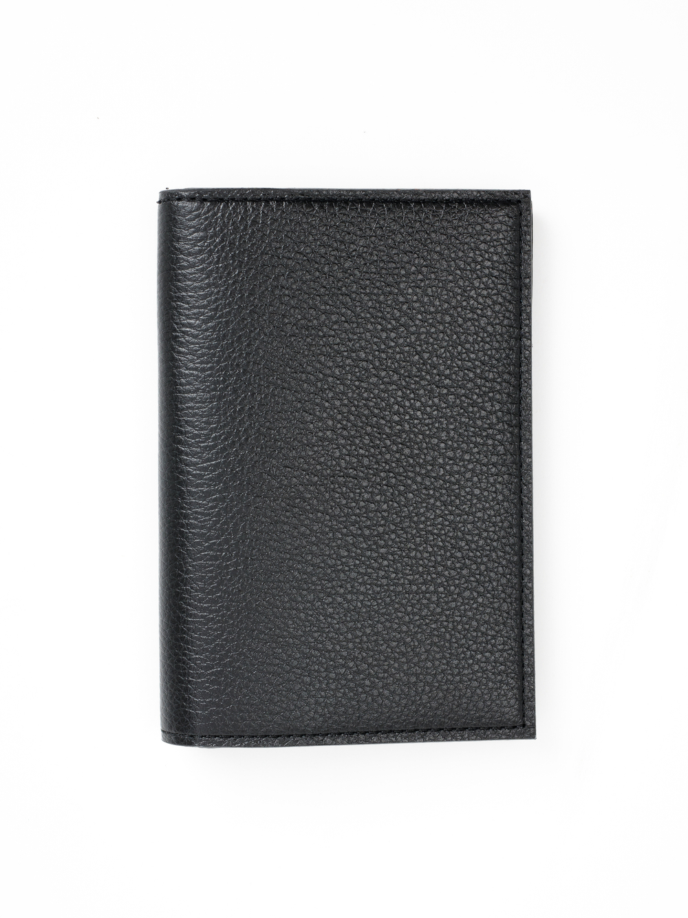 Обложка для паспорта с карманами «Классика». Цвет черный