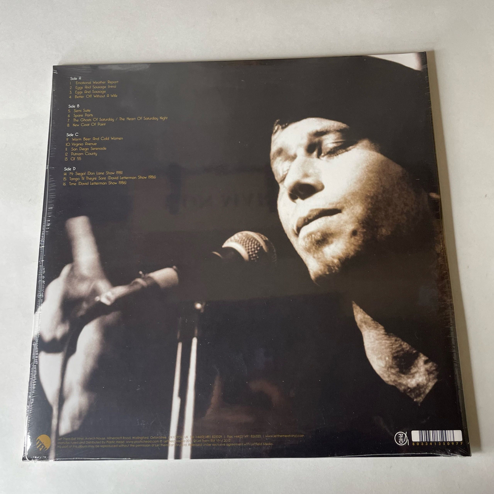 Винтажная виниловая пластинка LP Tom Waits Round Midnight (The Minneapolis Broadcast 1975) (Англия 2012) (Запечатана)