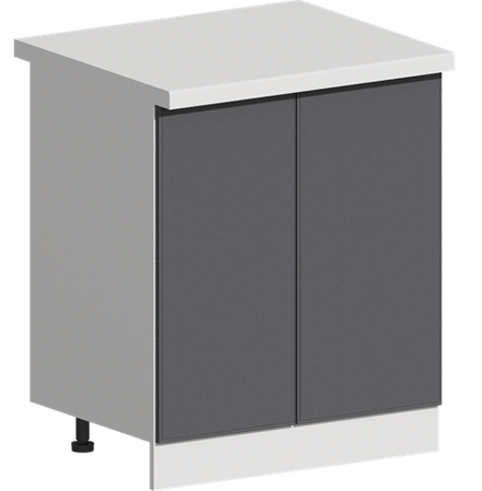 Кухня Модуль ШН 700 Графит / Графит Софт