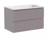 Тумба подвесная SANCOS Snob R 790х445х500, c двумя ящиками оснащенными доводчиками, Doha Soft, арт.SNR80SM