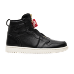 Кроссовки Jordan Air Jordan 1 Retro High Zip Black Sail (Женская размерная сетка)