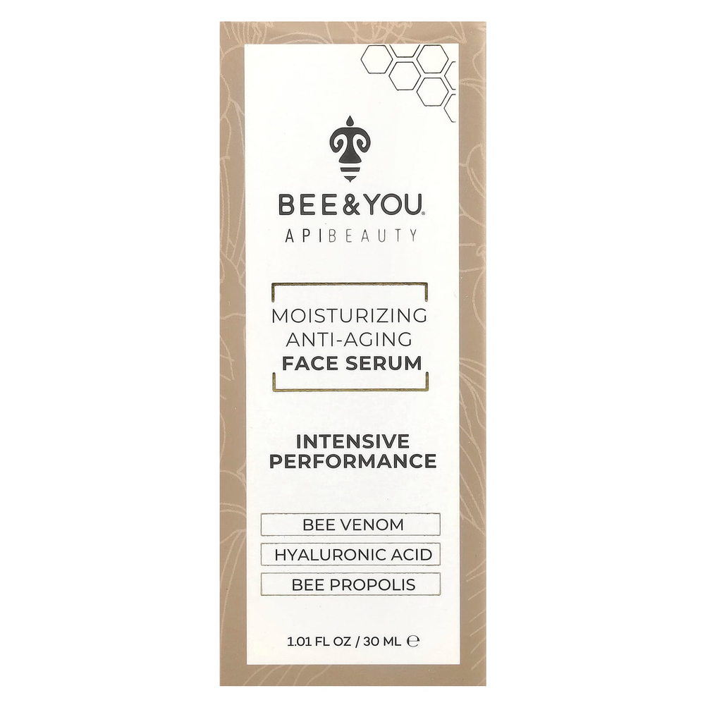 Bee & You, Увлажняющая антивозрастная сыворотка для лица, 30 мл (1,01 жидк. Унции)