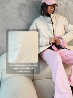 Куртка весенняя удлиненная с капюшоном