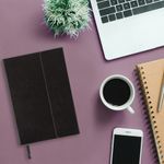 Ежедневник недатированный А5 (148х218 мм) GALANT "Magnetic", кожзам, магнитный клапан, 160 л., черный, 126272