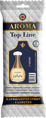 Салфетки влажные универсальные парфюмированные №6 Dior jadore
