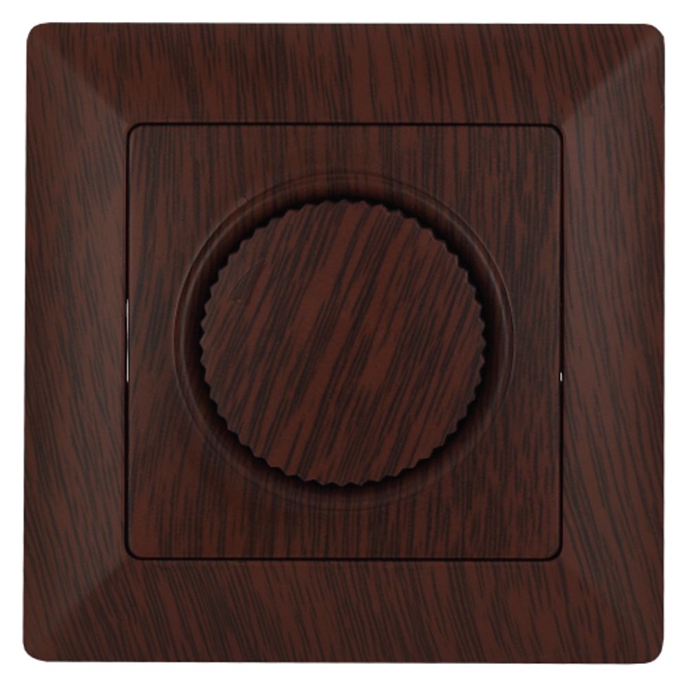 Светорегулятор Intro Solo 4-401-10 поворотный, 600Вт 230В, IP20, СУ, венге | 