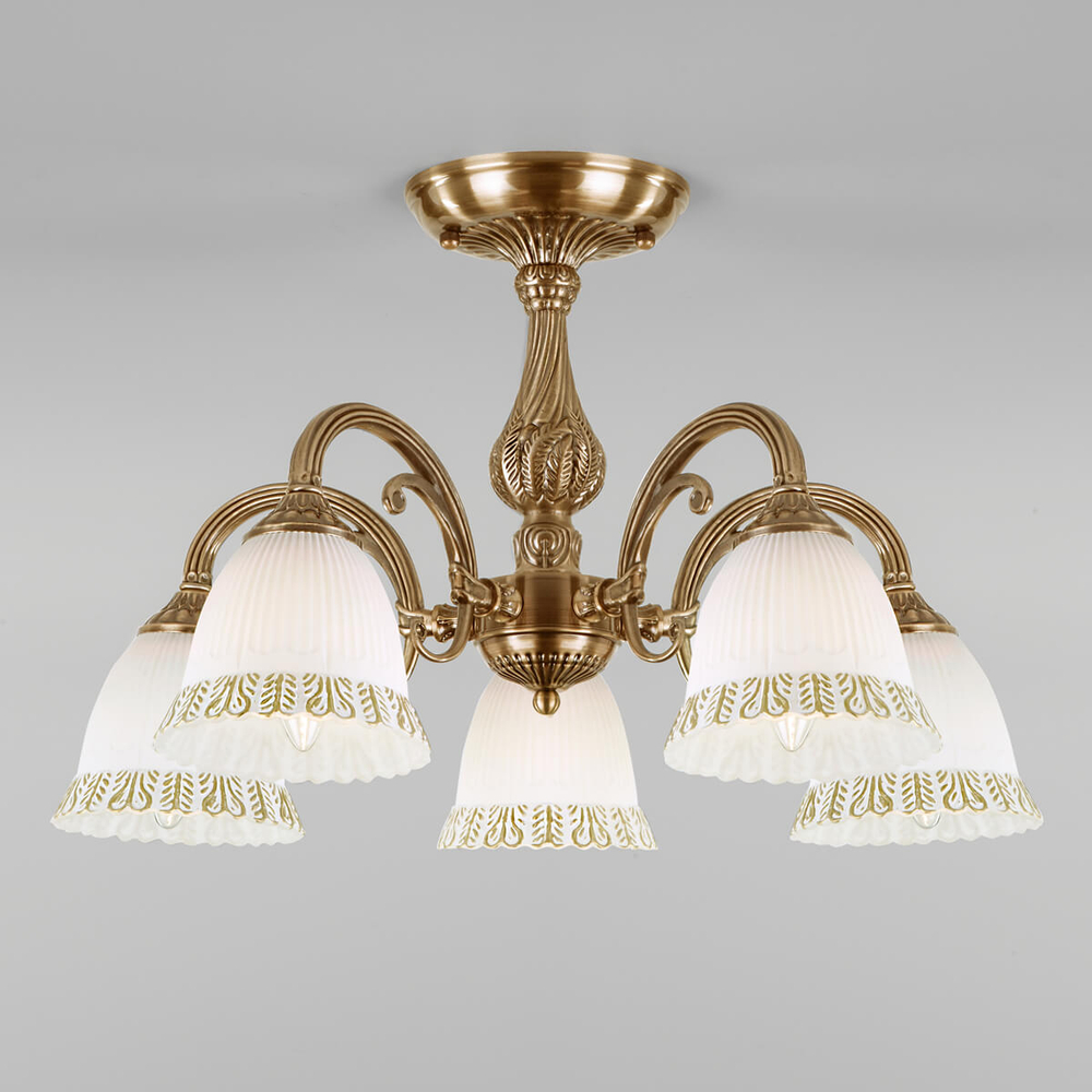 Потолочная люстра Eurosvet Campina 60107/5 античная бронза