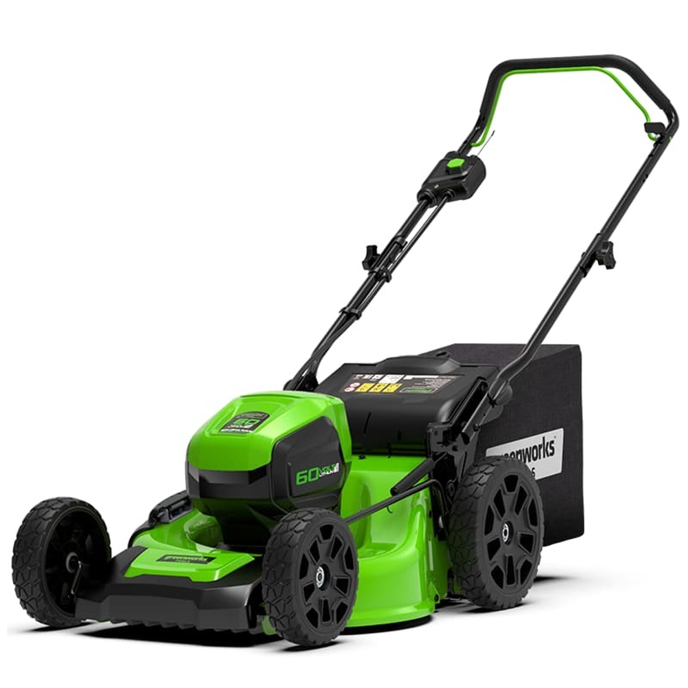 Газонокосилка аккумуляторная Greenworks Арт. 2502807, 60V, 46 см, бесщеточная