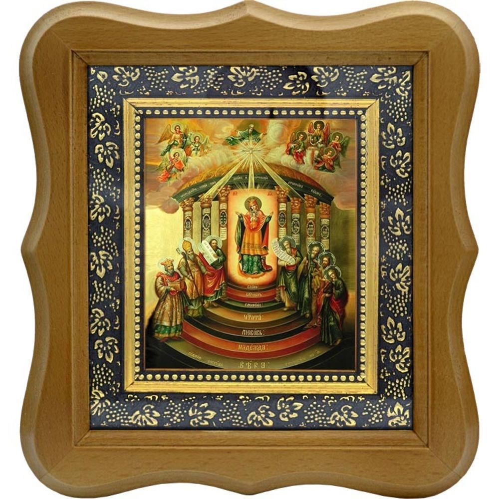 София - Премудрость Божия (Киевская). Икона Пресвятой Богородицы на холсте.