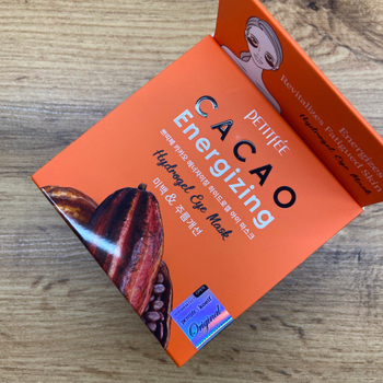 Патчи для век Petitfee & Koelf Cacao Energizing гидрогелевые с охлаждающим экстрактом и экстрактом какао Hydrogel Eye Mask 84 г / 60 шт