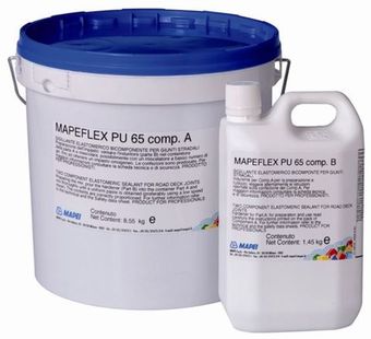 Двухкомпонентный текучий полиуретановый герметик Mapeflex PU 65