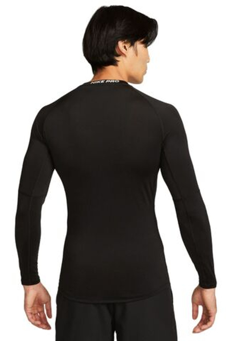 Термобелье Nike Pro Dri-FIT Tight Long-Sleeve Fitness Top - Black